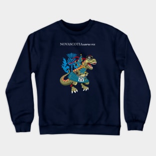 Clanosaurus Rex NOVASCOTIAsaurus rex Plaid Nova Scotia Scotland Ireland Family Tartan Crewneck Sweatshirt